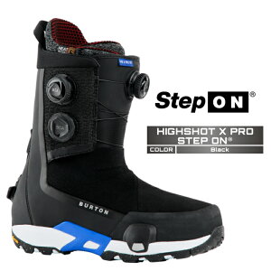 2025-26 BURTON MEN'S HIGHSHOT X PRO STEP ON WIDE Black o[g nCVbg GbNX v XebvI Xm[{[h u[c Y {Ki 25-26