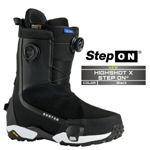 2025-26 BURTON MEN'S HIGHSHOT X STEP ON WIDE Black o[g nCVbg GbNX XebvI Xm[{[h u[c Y {Ki 25-26