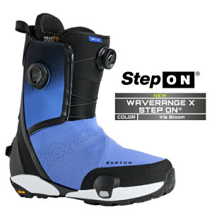 2025-26 BURTON MEN'S WAVERANGE X STEP ON WIDE Iris Bloom o[g EF[uW GbNX XebvI Xm[{[h u[c Y {Ki 25-26