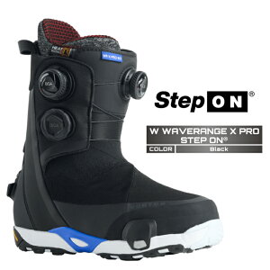 2025-26 BURTON WOMEN'S WAVERANGE X PRO STEP ON WIDE Black o[g EF[uW GbNX v XebvI Xm[{[h u[c fB[X {Ki 25-26 \񏤕i