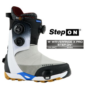 2025-26 BURTON WOMEN'S WAVERANGE X PRO STEP ON White o[g EF[uW GbNX v XebvI Xm[{[h u[c fB[X {Ki 25-26