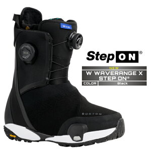 2025-26 BURTON WOMEN'S WAVERANGE X STEP ON WIDE Black o[g EF[uW GbNX XebvI Xm[{[h u[c fB[X {Ki 25-26