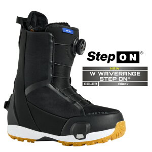 2025-26 BURTON WOMEN'S WAVERANGE STEP ON WIDE Black o[g EF[uW XebvI Xm[{[h u[c fB[X {Ki 25-26