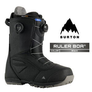 2025-26 BURTON MEN'S RULER BOA WIDE Black �o�[�g�� ���[���[ �{�A �X�m�[�{�[�h �u�[�c �����Y ���{���K�i 25-26