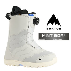 2025-26 BURTON WOMEN'S MINT BOA Gray Cloud o[g ~g {A Xm[{[h u[c fB[X {Ki 25-26 \񏤕i