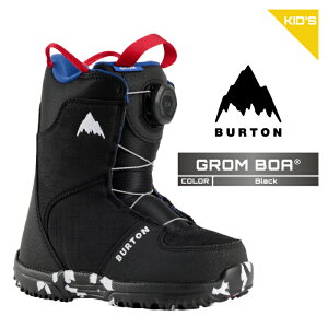 2025-26 BURTON KIDS' GROM BOA Black o[g O {A Xm[{[h u[c LbY [X ǂ {Ki 25-26
