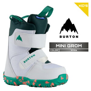 2025-26 BURTON KIDS' MINI GROM White o[g ~j O Xm[{[h u[c LbY [X ǂ {Ki 25-26