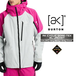 2025-26 BURTON MEN'S AK CYCLIC GORETEX 2L JACKET Very Berry Gray Cloud o[g SAebNX Xm[{[h EFA WPbg Y 25-26 {Ki