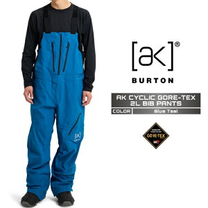 2025-26 BURTON MEN'S AK CYCLIC GORE-TEX 2L BIB PANTS Blue Teal o[g SAebNX Xm[{[h EFA rupc Y 25-26 {Ki
