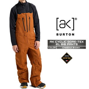 2025-26 BURTON MEN'S AK CYCLIC GORE-TEX 2L BIB PANTS Chestnut Brown o[g SAebNX Xm[{[h EFA rupc Y 25-26 {Ki