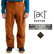 2025-26 BURTON MEN'S AK CYCLIC GORETEX 2L PANTS Chestnut Brown バートン ゴアテックス スノーボード …