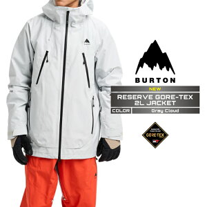 2025-26 BURTON MEN'S RESERVE GORE-TEX 2L JACKET Gray Cloud o[g SAebNX Xm[{[h EFA WPbg Y 25-26 {Ki