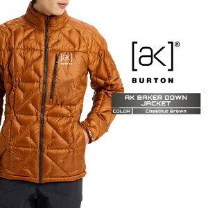2025-26 BURTON MEN'S AK BAKER DOWN JACKET Chestnut Brown o[g Xm[{[h EFA WPbg Y 25-26 {Ki