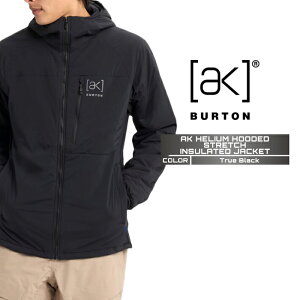 2025-26 BURTON MEN'S AK HELIUM HOODED STRETCH INSL JKT True Black o[g Xm[{[h EFA WPbg Y 25-26 {Ki