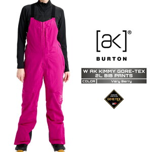 2025-26 BURTON WOMEN'S AK KIMMY GORE-TEX 2L BIB PANTS Very Berry バートン ゴアテックス スノーボード ウェア ビブパンツ レディース 25-26 日本正規品