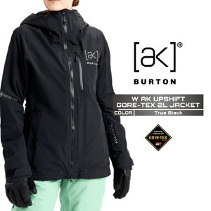 2025-26 BURTON WOMEN'S AK UPSHIFT GORE-TEX 2L JACKET True Black o[g SAebNX Xm[{[h EFA WPbg fB[X 25-26 {Ki