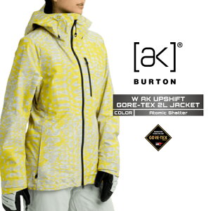 2025-26 BURTON WOMEN'S AK UPSHIFT GORE-TEX 2L JACKET Atomic Shatter o[g SAebNX Xm[{[h EFA WPbg fB[X 25-26 {Ki