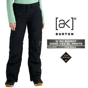 2025-26 BURTON WOMEN'S AK SUMMIT GORE-TEX 2L PANTS True Black o[g SAebNX Xm[{[h EFA pc fB[X 25-26 {Ki