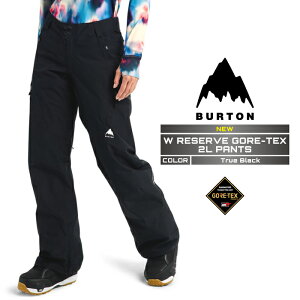2025-26 BURTON WOMEN'S RESERVE GORE-TEX 2L PANTS True Black o[g SAebNX Xm[{[h EFA pc fB[X 25-26 {Ki