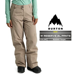 2025-26 BURTON WOMEN'S RESERVE 2L PANTS Summit Taupe o[g Xm[{[h EFA pc fB[X 25-26 {Ki
