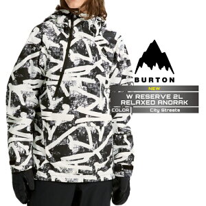 2025-26 BURTON WOMEN'S RESERVE 2L RELAXED ANORAK City Streets o[g Xm[{[h EFA WPbg fB[X 25-26 {Ki