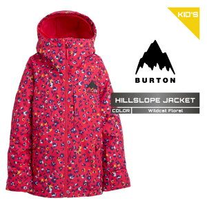 2025-26 BURTON KIDS' HILLSLOPE JACKET Wildcat Floral o[g Xm[{[h EFA WPbg LbY [X ǂ 25-26 {Ki