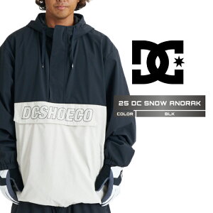 2025-26 DC 25 DC SNOW ANORAK BLK fB[V[ Xm[{[h EFA pc Y fB[X 25-26 {Ki