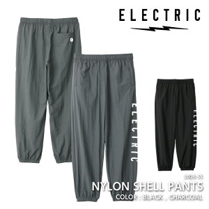 ELECTRIC NYLON SHELL PANTS Black / Charcoal �G���N�g���b�N E26SP03 �V�F���p���c - 2026SS ���{���K�i