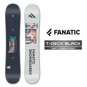 2025-26 FANATIC T-DECK Black t@ieBbN eB[fbL Xm[{[h  Y fB[X {Ki 25-26