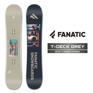 2025-26 FANATIC T-DECK Beige t@ieBbN eB[fbL Xm[{[h  Y fB[X {Ki 25-26