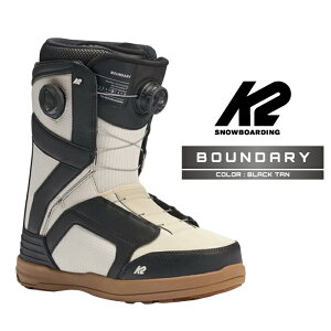 2025-26 K2 BOUNDARY Black Tan �P�[�c�[ �o�E���_���[ �X�m�[�{�[�h �u�[�c �����Y 25-26 ���{���K�i