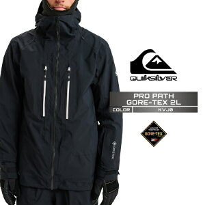 2025-26 QUIKSILVER PRO PATH GORE-TEX 2L KVJ0 クイックシルバー EQYTJ03508 ゴアテックス スノーボード ウェア ジャケット ゴアテックス メンズ レディース 25-26 日本正規品