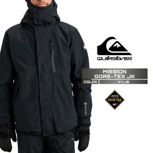 2025-26 QUIKSILVER MISSION GORE-TEX JK KVJ0 クイックシルバー EQYTJ03532 ゴアテックス スノーボード ウェア ジャケット ゴアテックス メンズ レディース 25-26 日本正規品