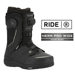 2025-26 RIDE HERA PRO WIDE Black ���C�h �w�� �v�� ���C�h �X�m�[�{�[�h �u�[�c ���f�B�[�X 25-26 ���{���K�i
