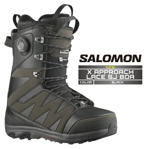 2025-26 SALOMON X APPROACH LACE SJ BOA Black T GbNX Av[` Xm[{[h u[c Y fB[X {Ki 25-26