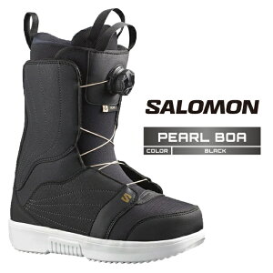2025-26 SALOMON PEARL BOA Black White Gold T p[ {A Xm[{[h u[c fB[X 25-26 {Ki