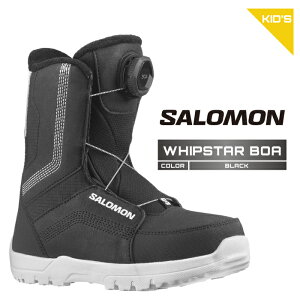 2025-26 SALOMON WHIPSTAR BOA Black Black White �T������ �E�B�b�v�X�^�[ �{�A �X�m�[�{�[�h �u�[�c �L�b�Y ���[�X ���ǂ� 25-26 ���{���K�i