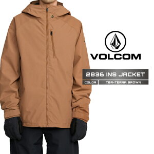 2025-26 VOLCOM 2836 INS JACKET Terra Brown {R Xm[{[h EFA WPbg Y 25-26 {Ki