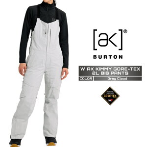 2025-26 BURTON WOMEN'S AK KIMMY GORE-TEX 2L BIB PANTS Gray Cloud o[g SAebNX Xm[{[h EFA rupc fB[X 25-26 {Ki