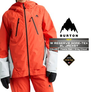 2025-26 BURTON WOMEN'S RESERVE GORE-TEX 2L JACKET Fiesta Red Gray Cloud o[g SAebNX Xm[{[h EFA WPbg fB[X 25-26 {Ki