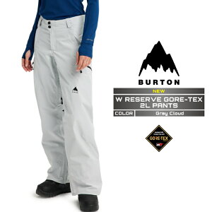 2025-26 BURTON WOMEN'S RESERVE GORE-TEX 2L PANTS Gray Cloud o[g SAebNX Xm[{[h EFA pc fB[X 25-26 {Ki \񏤕i