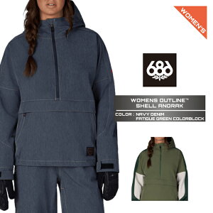 2026-27 686 OUTLINE SHELL ANORAK �V�b�N�X�G�C�g�V�b�N�X �A�E�g���C�� �V�F�� �A�m���b�N �X�m�[�{�[�h �E�F�A ���f�B�[�X 26-27 ���{���K�i