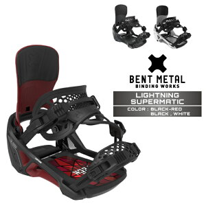 2026-27 BENT METAL LIGHTNING SUPERMATIC Black / Black Red / White �x���g���^�� ���C�g�j���O �X�[�p�[�}�e�B�b�N �X�m�[�{�[�h �r���f�B���O �����Y ���f�B�[�X 26-27 ���{���K�i