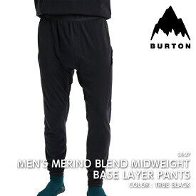 2026-27 BURTON MERINO BLEND MIDWEIGHT BASE LAYER PANTS True Black バートン スノーボード インナー メンズ 26-27 日本正規品