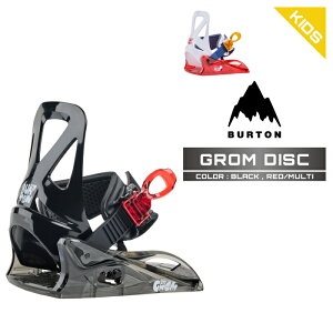 2026-27 BURTON GROM DISC Black / Red Multi �o�[�g�� �O���� �f�B�X�N �X�m�[�{�[�h �r���f�B���O �o�C���f�B���O �L�b�Y ���[�X ���ǂ� 26-27 ���{���K�i