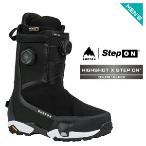 2026-27 BURTON MENS HIGHSHOT X STEP ON Black �o�[�g�� �n�C�V���b�g �G�b�N�X �X�e�b�v�I�� �X�m�[�{�[�h �u�[�c �����Y 26-27 ���{���K�i