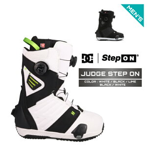 2026-27 DC JUDGE STEP ON 101 White Black Lime / 001 Black White �f�B�[�V�[ �W���b�W �X�e�b�v�I�� �X�m�[�{�[�h �u�[�c �����Y 26-27 ���{���K�i
