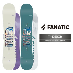 2026-27 FANATIC T-DECK Green / Beige �t�@�i�e�B�b�N �e�B�[�f�b�L �X�m�[�{�[�h �� �����Y ���f�B�[�X 26-27 ���{���K�i