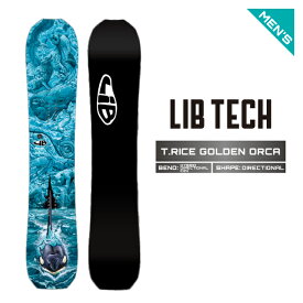 2026-27 LIBTECH T.RICE GOLDEN ORCA リブテック トラビスライス ゴールデン オルカ スノーボード 板 メンズ 26-27 日本正規品