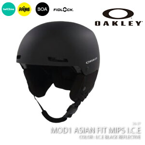 2026-27 OAKLEY MOD1 MIPS ASIAN FIT I.C.E ICE Black Reflective �I�[�N���[ �~�b�v�X �A�W�A���t�B�b�g �w�����b�g �X�m�[�{�[�h �X�L�[ �����Y ���f�B�[�X 26-27 ���{���K�i